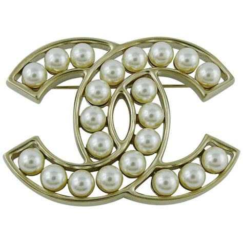 chanel brooch with pearl|chanel pearl brooch price.